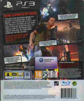 Игра InFAMOUS 2 special edition, Sony PS3, 173-302, Баград.рф